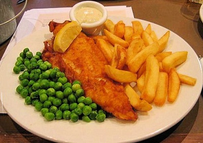 Fish-and-chips - традиционное британское блюдо